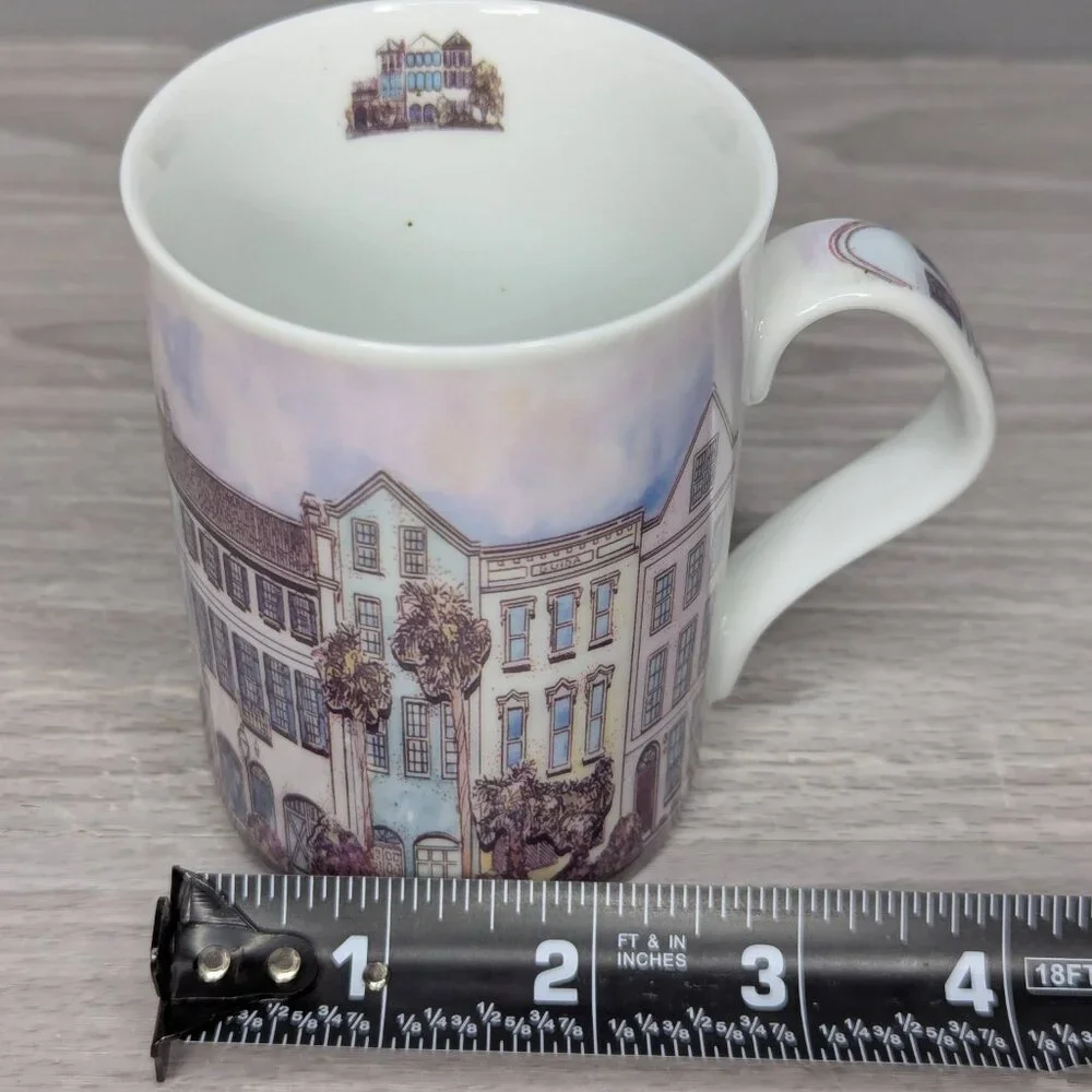 Vintage Charleston Rainbow Row Patsy Gullet by Inhesion Porcelain Mug